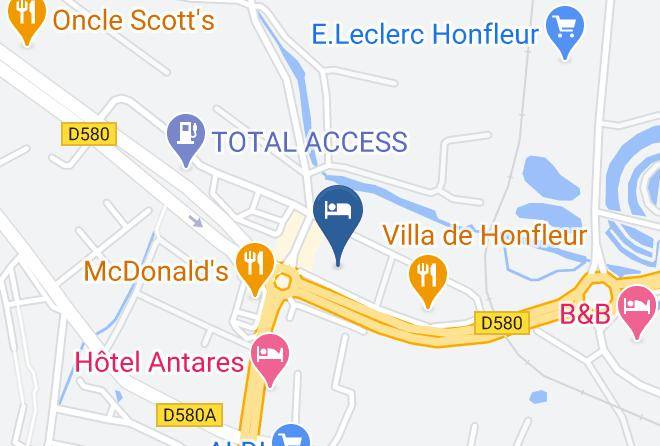 Calvados - Motel Les Bleuets Maps