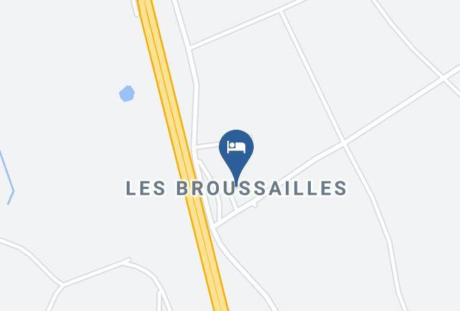 Motel Les Broussailles Map