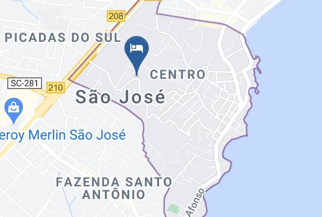 Sao Jose - Motel Libidus Maps