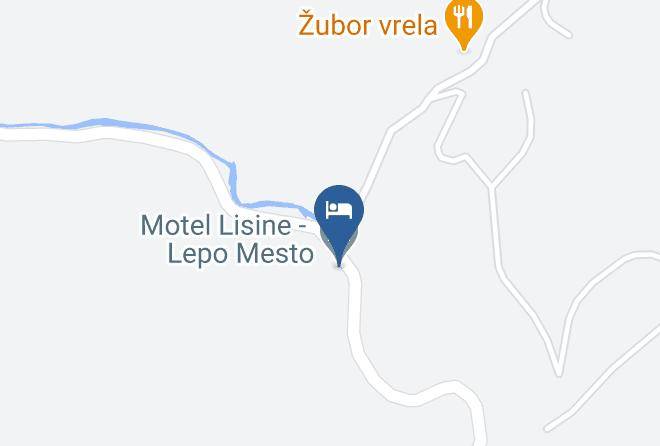 Pomoravski - Motel Lisine Lepo Mesto Maps