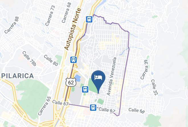 Medellin - Motel Los Colores Maps