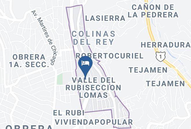 Tijuana - Motel Los Pinos Maps