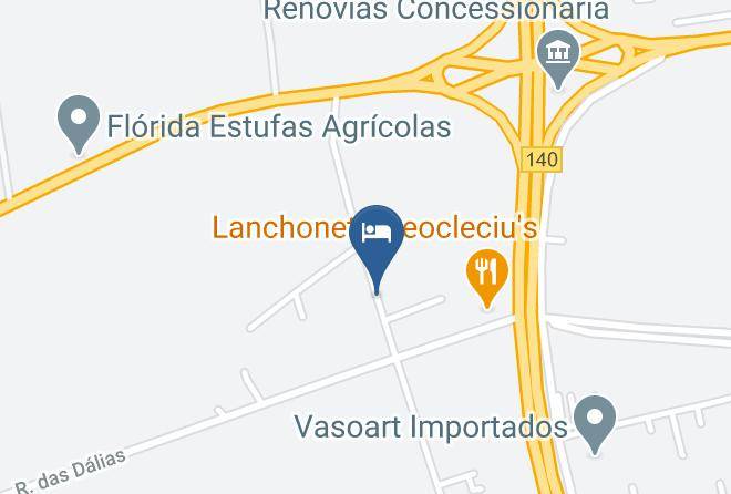 Jaguariuna - Motel Lux Maps