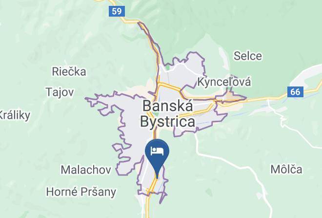 Banska Bystrica - Motel Madona Maps