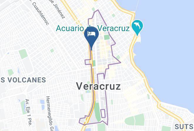 Veracruz Veracruz Centro - Motel Malaga Maps