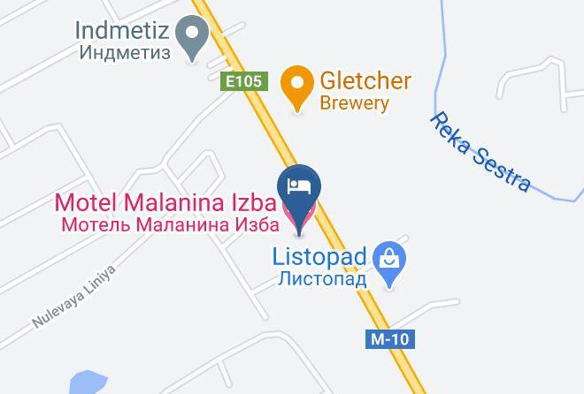 Klinsky District - Motel Malanina Izba Maps