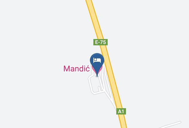 Juzno Backi - Motel Mandic Maps