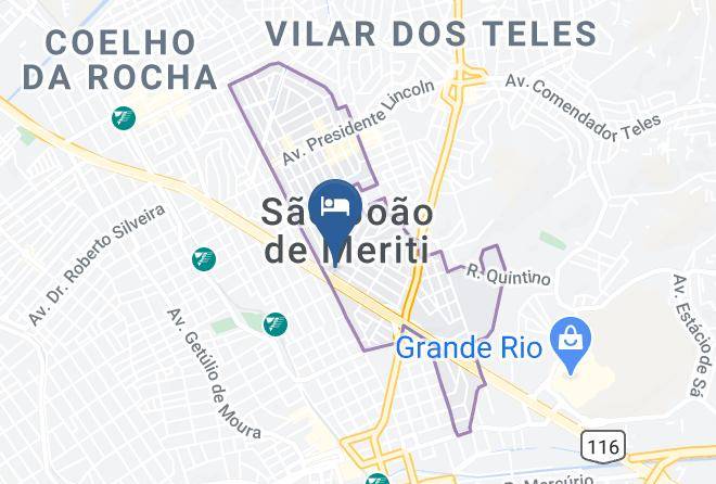 Sao Joao De Meriti - Motel Mar Del Plata Maps