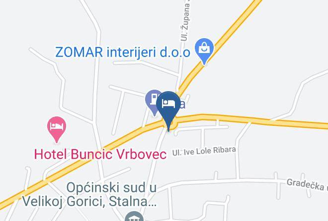 Vrbovec - Prenociste Marina Maps