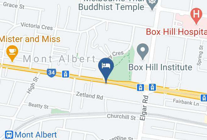 Whitehorse - Motel Maroondah Maps