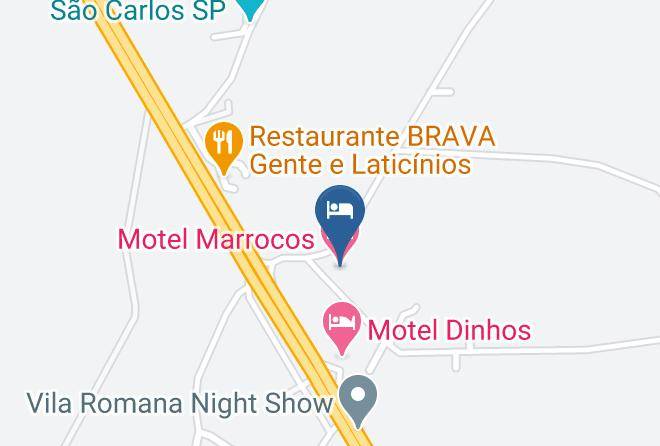 Sao Carlos - Motel Marrocos Maps