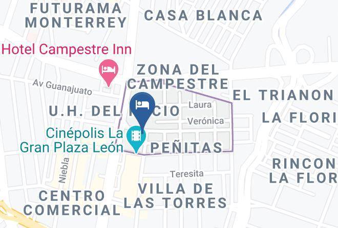 Leon - Motel Mexico Maps