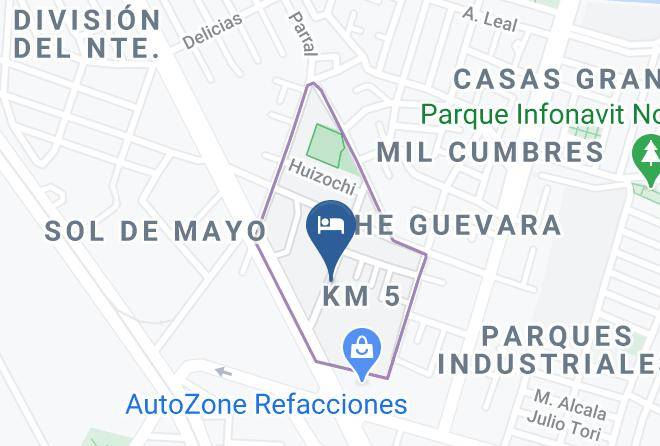 Juarez - Motel Mi Kasa Maps