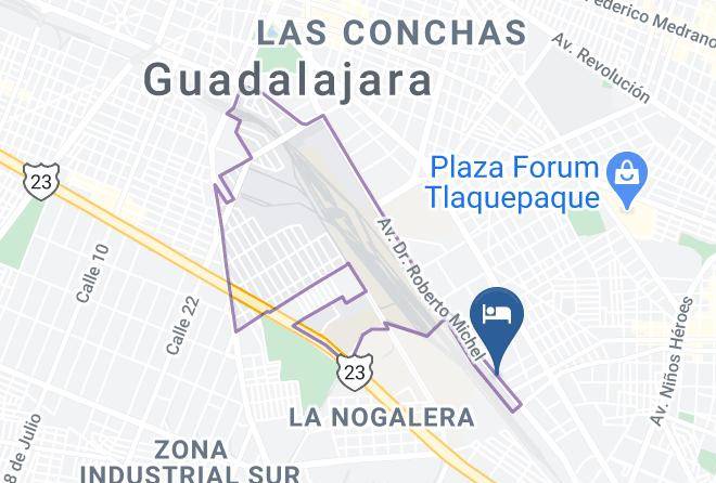 Guadalajara - Motel Mirage Maps