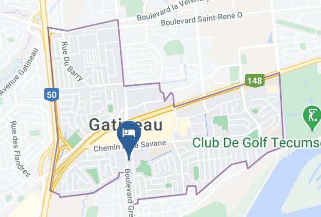 Gatineau - Motel Montcalm Maps