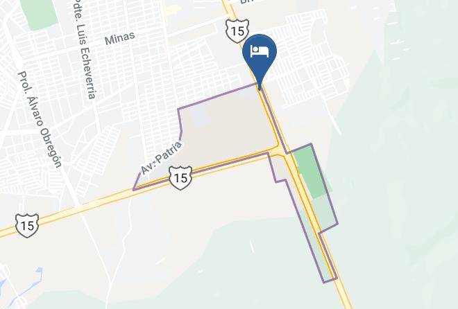 Culiacan - Motel Monte Verde Maps