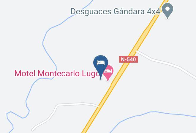 Lugo - Motel Montecarlo Lugo Maps