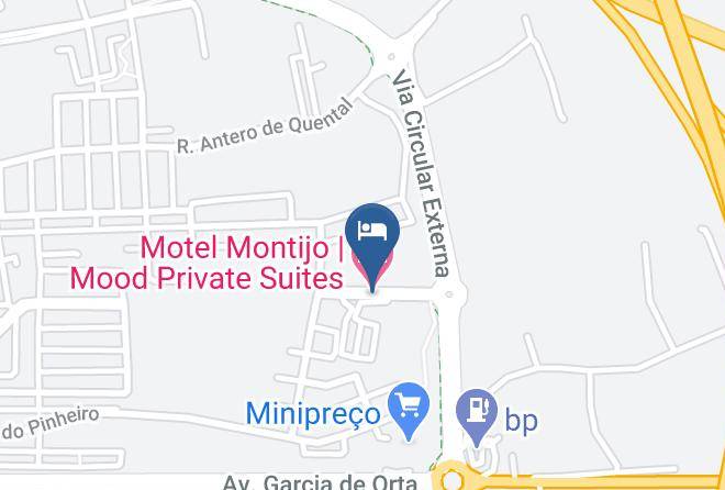 Motel Montijo Mood Private Suites Karte - Setubal - Montijo