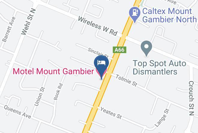 Mount Gambier - Motel Mount Gambier Maps