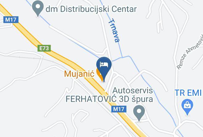 Sarajevo - Motel Mujanic Maps