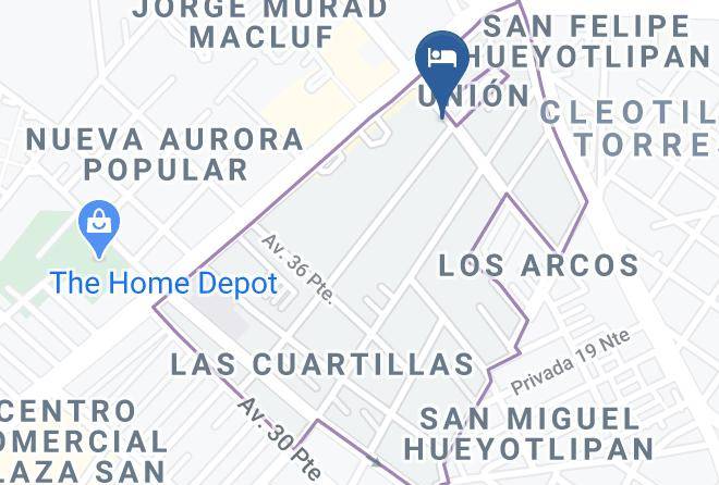 Puebla Las Cuartillas - Motel Mykonos Maps