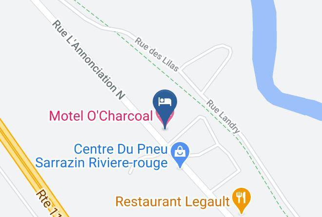 Antoine Labelle Regional County Municipality - Motel O'charcoal Maps