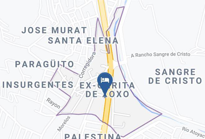 Santa Cruz Xoxocotlan - Motel Oasis Maps