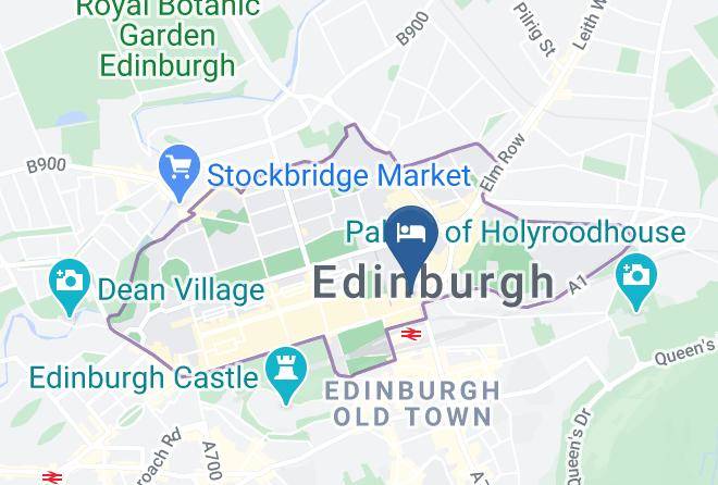 Edinburgh City - Motel One Edinburgh Princes Maps