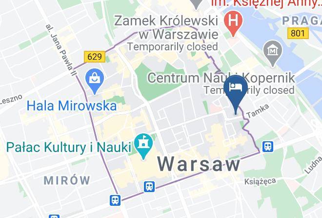 Warsaw - Motel One Warszawa Chopin Maps