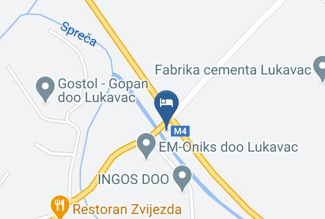 Tuzlanski - Motel Oniks Maps