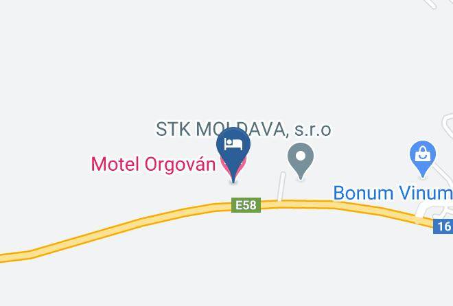 Kosice Okolie - Motel Orgovan Maps