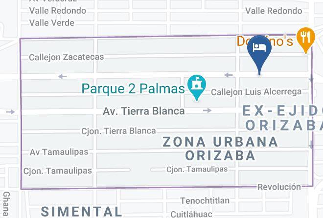 Mexicali - Motel Orizaba Maps