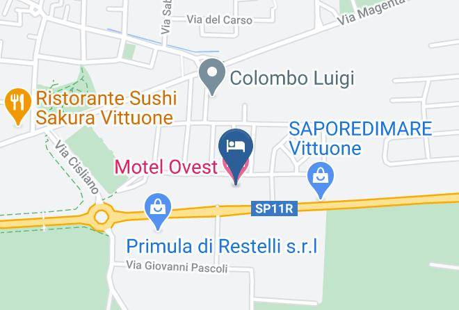 Milan - Motel Ovest Maps