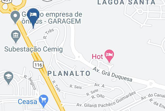 Governador Valadares - Motel Paloma Maps