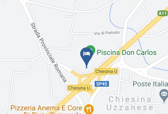 Pistoia - Motel Parco Delle Rose Maps