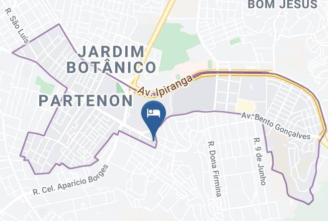 Porto Alegre - Motel Parthenon Maps