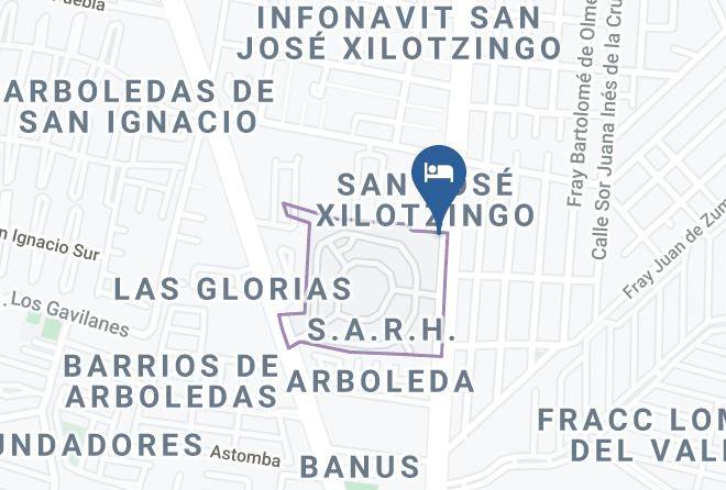Puebla Sarh Xilotzingo - Motel Passion Maps