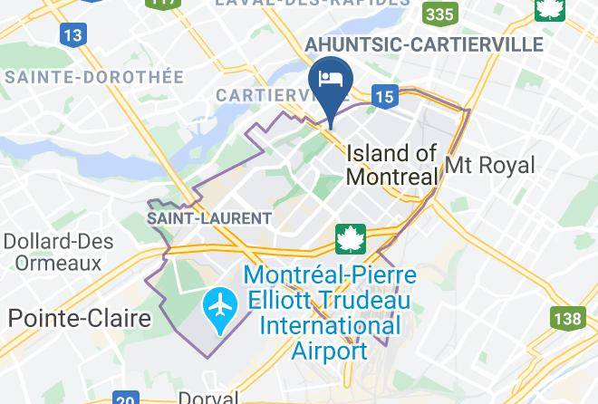 Montreal - Motel Pierre Maps