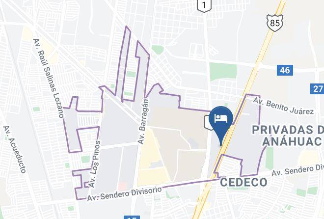 General Escobedo - Motel Plaza Maps