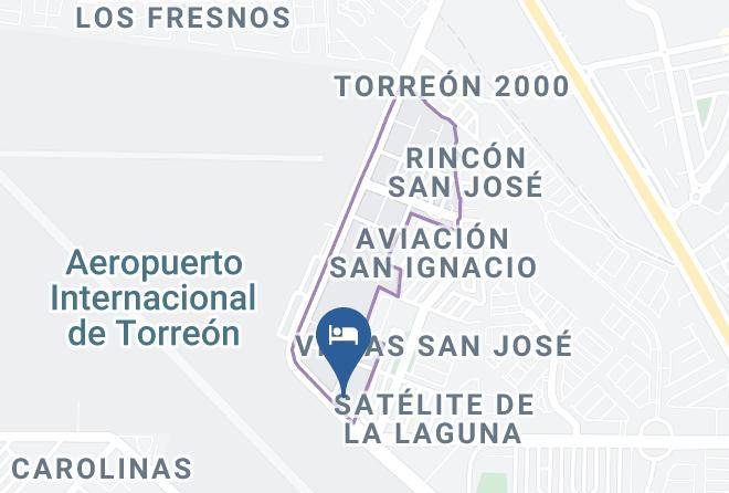 Torreon - Motel Plaza Torreon Maps