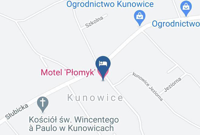 Slubicki - Motel 'plomyk' Maps