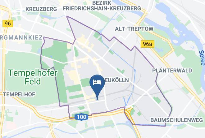 Motel Plus Berlin Neukoelln Map