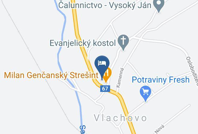 Motel Pod Stromisom Map