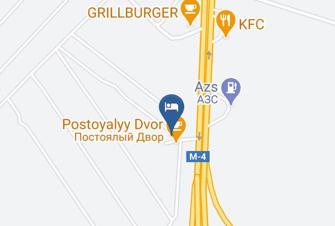 Motel' Postoyalyy Dvor Map
