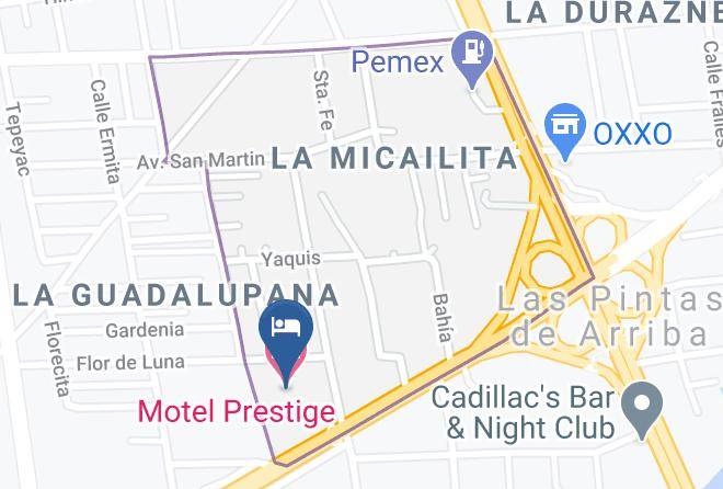 Tlaquepaque - Motel Prestige Maps