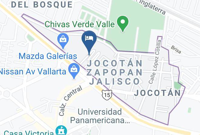 Zapopan - Motel Primavera Clasico Maps