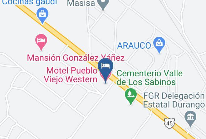 Durango - Motel Pueblo Viejo Western Maps
