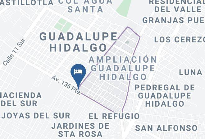 Puebla San Juan Bautista - Motel Queens Maps