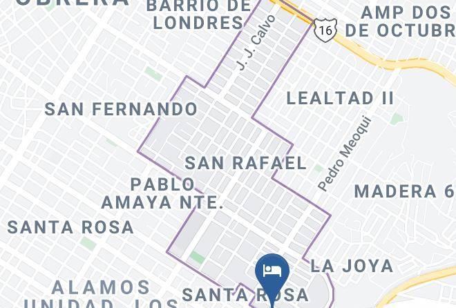 Chihuahua Desarrollo Urbano - Motel Rafy Maps