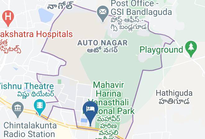 Hyderabad - Motel Rajadhani Residency Maps